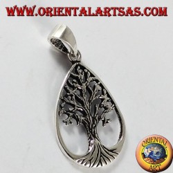 colgante de plata, árbol de la vida (la caída)