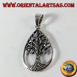 Pendentif argent, arbre de vie (la baisse)