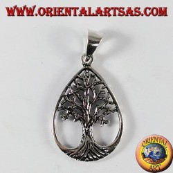 colgante de plata, árbol de la vida (la caída)