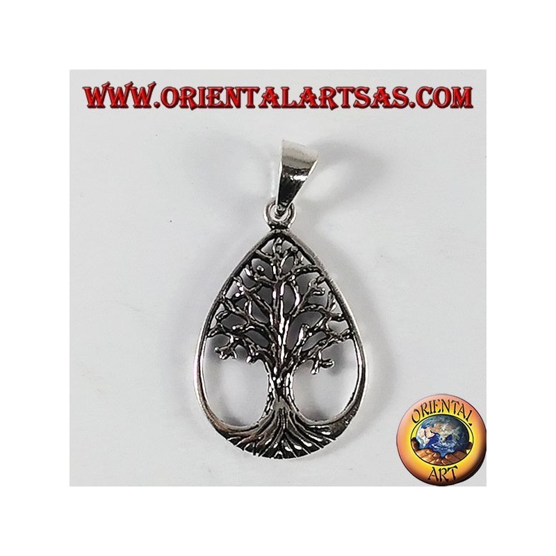 Pendentif argent, arbre de vie (la baisse)