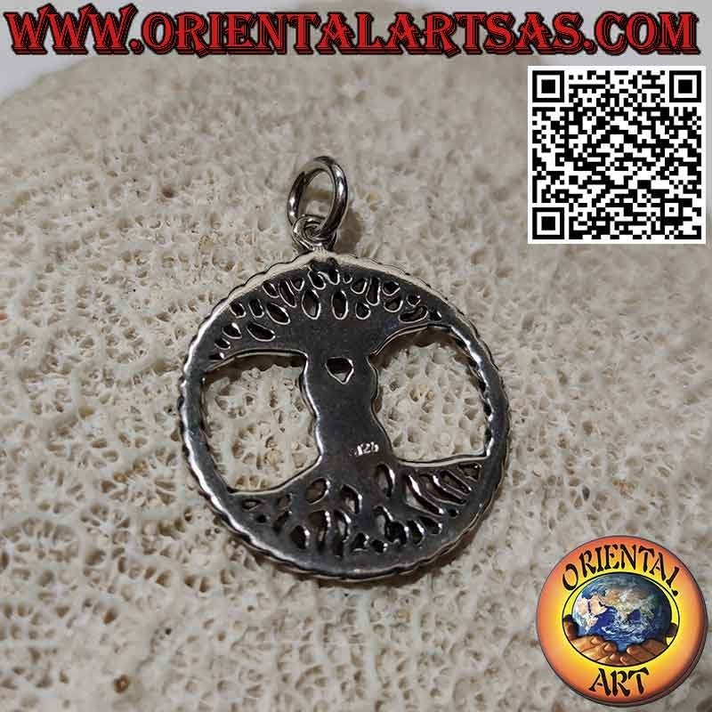 Pendentif en argent Arbre de vie pour les amoureux