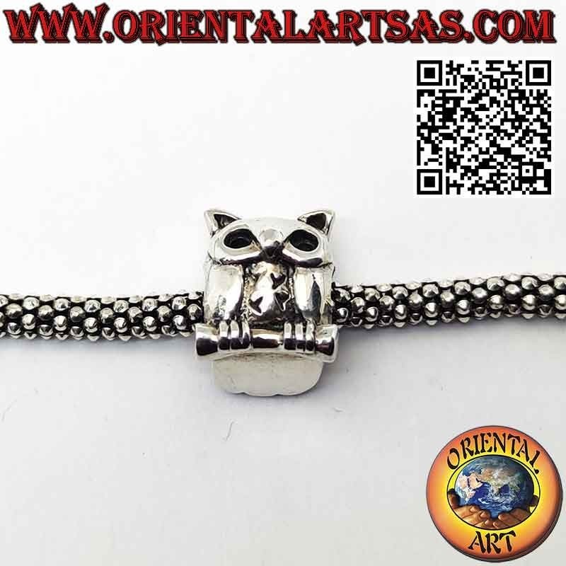 Charms en plata 925‰, Búho en la rama