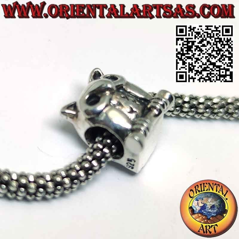 Charms in argento 925‰ , Gufo sul ramo