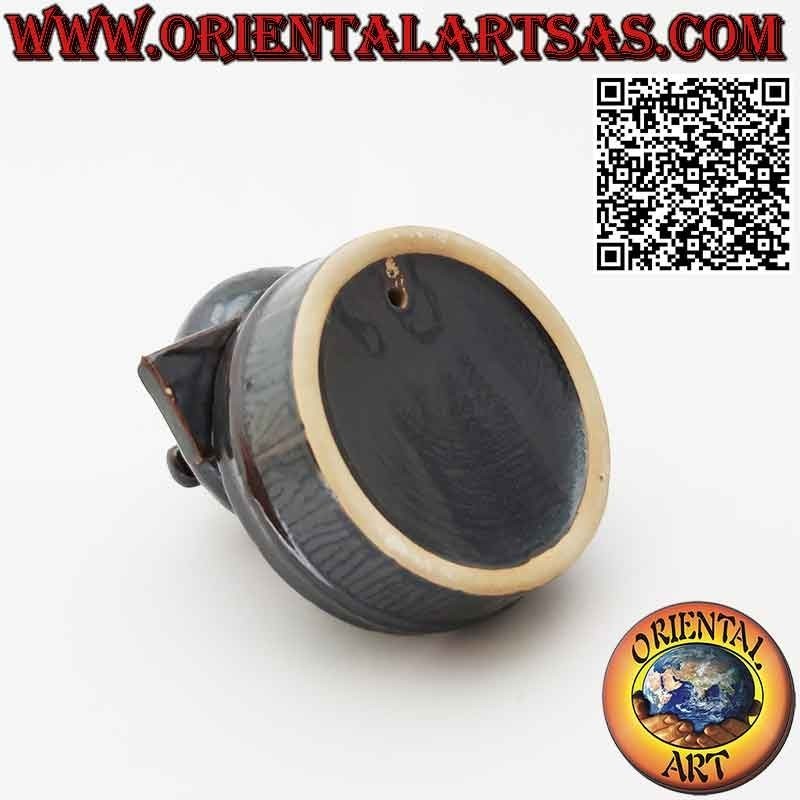 Bruciatore per incensi a cono " sivalingam "  reflusso di fumo effetto cascata , in ceramica