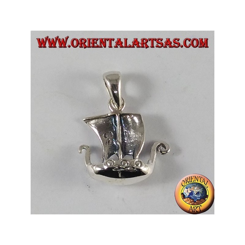 Pendentif bateau à voile Viking, Drakkar