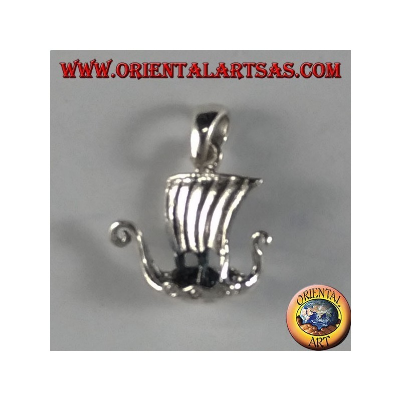 Pendentif bateau à voile Viking, Drakkar