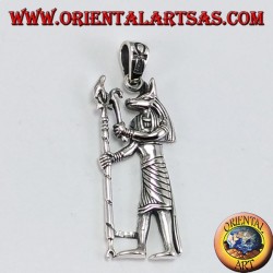 pendentif en argent, Anubis