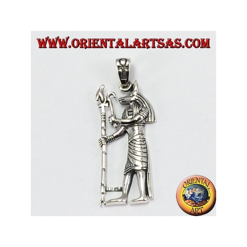 colgante de plata, Anubis