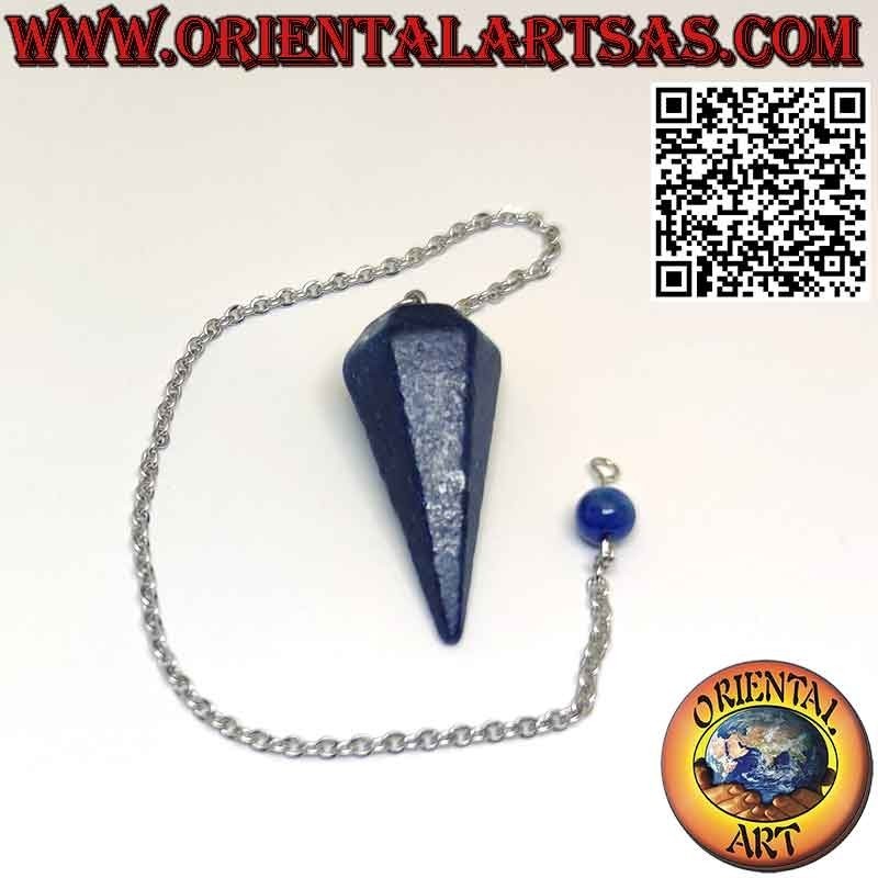Natural Lapis Lazuli Faceted Pendulum | Oriental Art