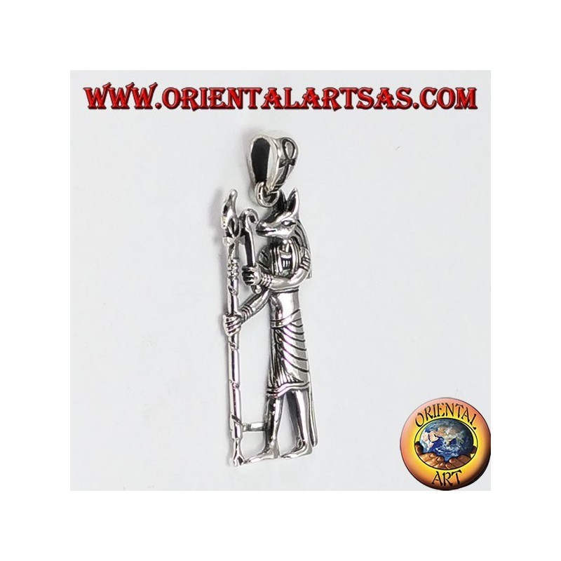 Ciondolo in argento, Anubis