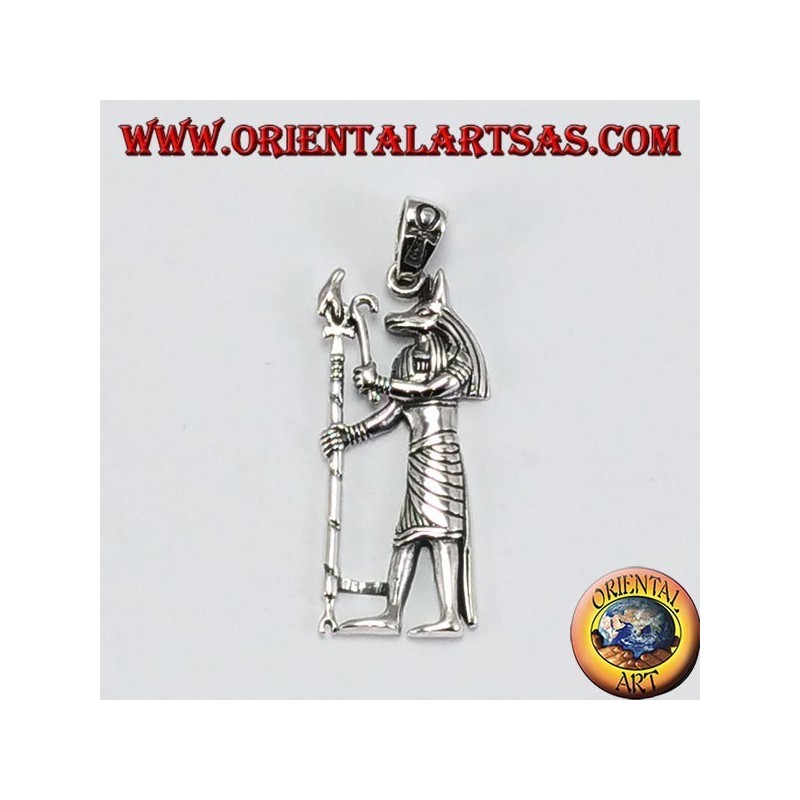 colgante de plata, Anubis