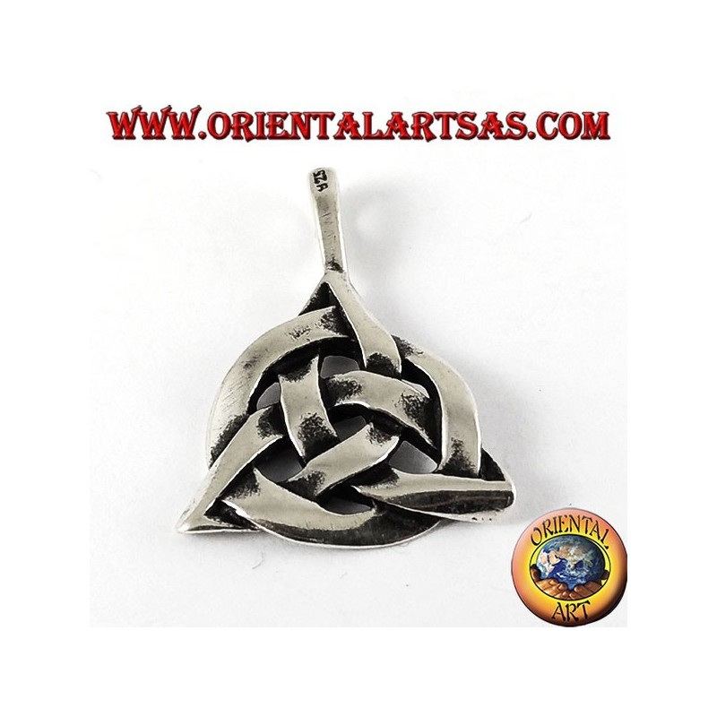 Pendant in silver Celtic knot of eternal tyrone