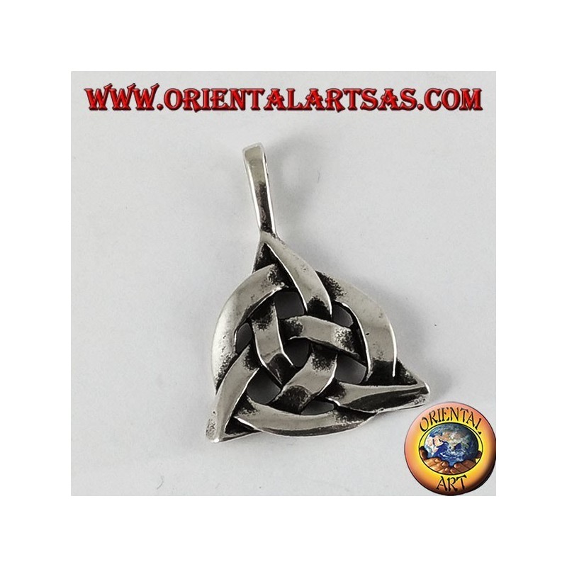 Pendant in silver Celtic knot of eternal tyrone