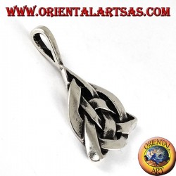 pendentif en argent, noeud celtique éternelle tyrone
