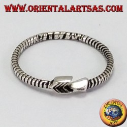Silberring Pfeil