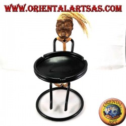 Ashtray on iron tribal hands