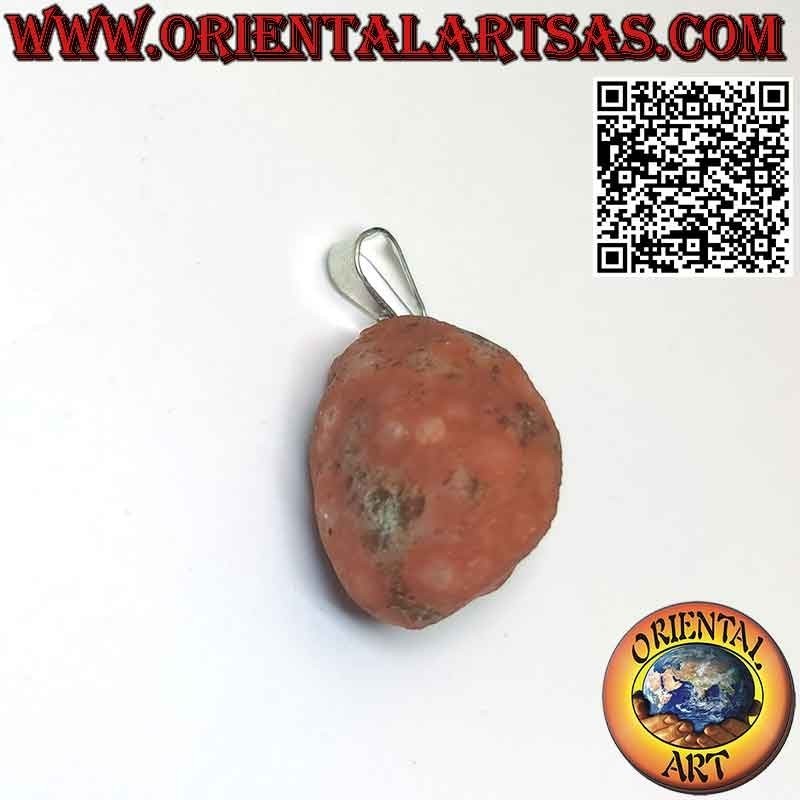 Pendentif Agate de Feu Roulée | Hypoallergénique