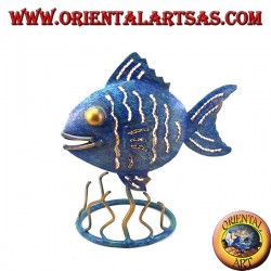 Eisen Kerzenhalter Fisch