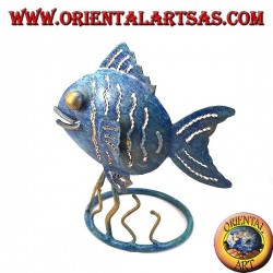 Eisen Kerzenhalter Fisch