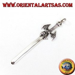 Silber-Anhänger, Drachenschwert 