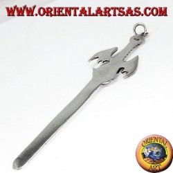 Colgante de plata, la espada del dragón