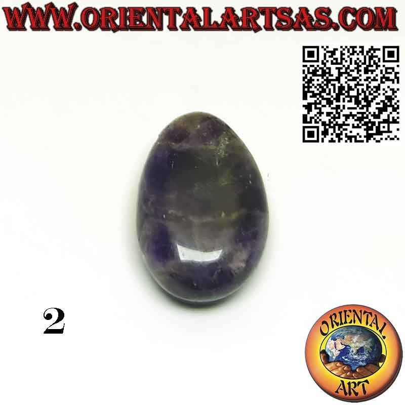 Cut-out Tumbled Natural Amethyst Pendant | Oriental Art