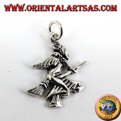 Silver Pendant Witch (befana)