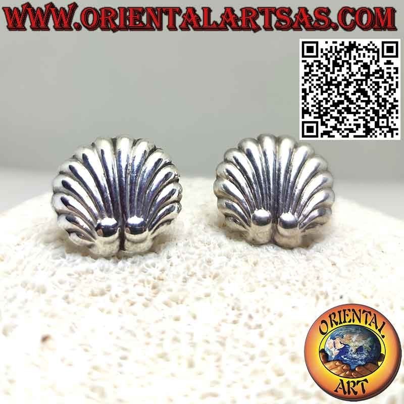 Orecchini in Argento 925 ‰  a forma di conchiglia da lobo, copri foro