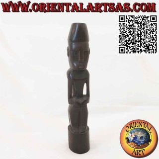 Ironwood Sitting Dayak Kalimantan Borneo Ancestor Statue