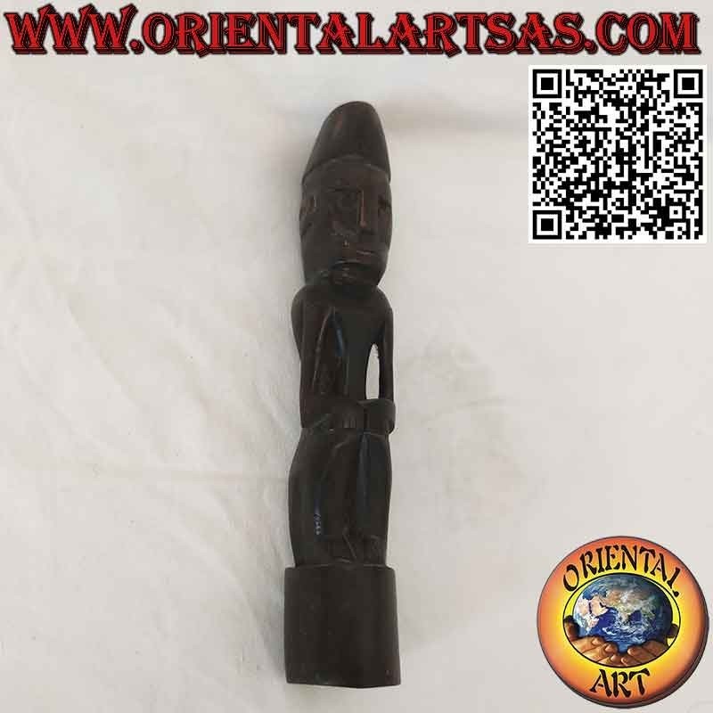 Ironwood Sitting Dayak Kalimantan Borneo Ancestor Statue