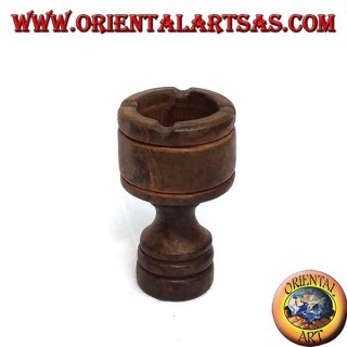 Taza Cenicero de madera de teca