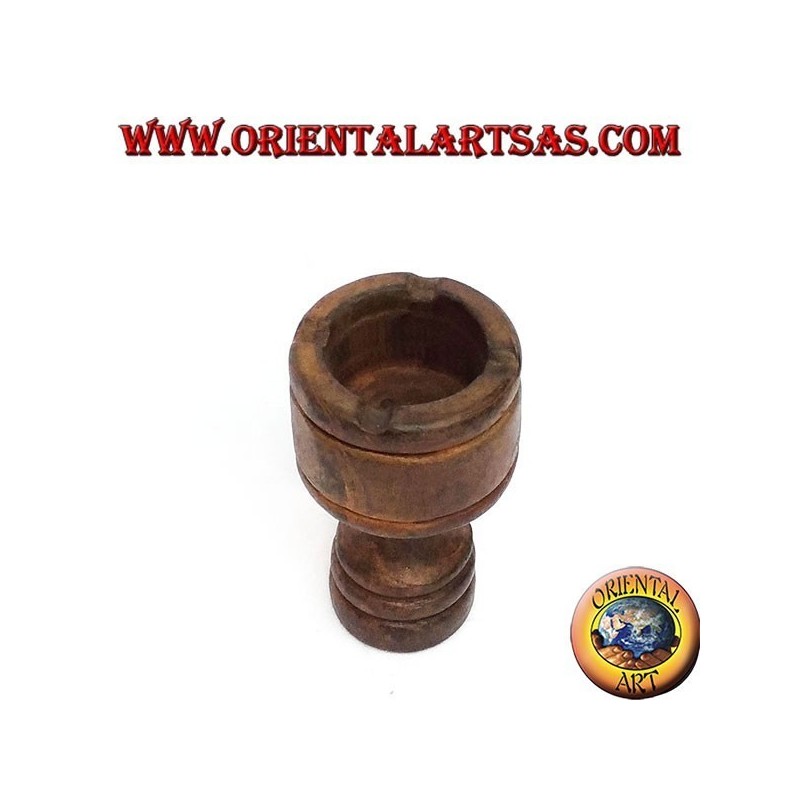 Taza Cenicero de madera de teca
