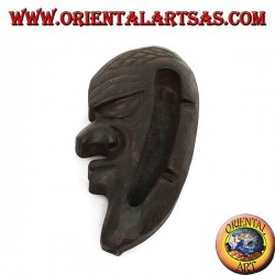 Teak wood mask ashtray