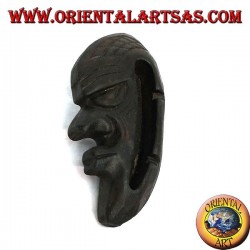Aschenbecher Teakholz-Maske