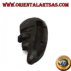 Aschenbecher Teakholz-Maske