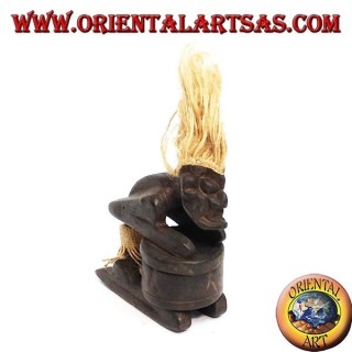 Stamm statuette Holzkasten verriegelbaren