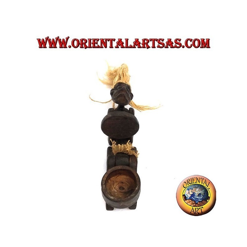 Stamm statuette Holzkasten verriegelbaren