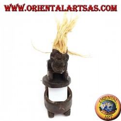 Stamm statuette Holzkasten verriegelbaren