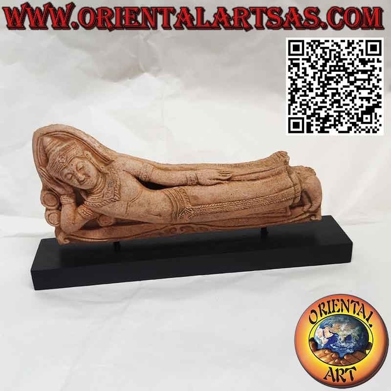 Sculpture en pierre de Bouddha couché, Phra Buddha Sai Yat Wat