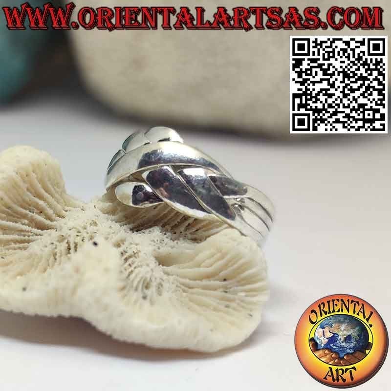 Turkish faith ring puzzle silver four-ring  available in all sizes