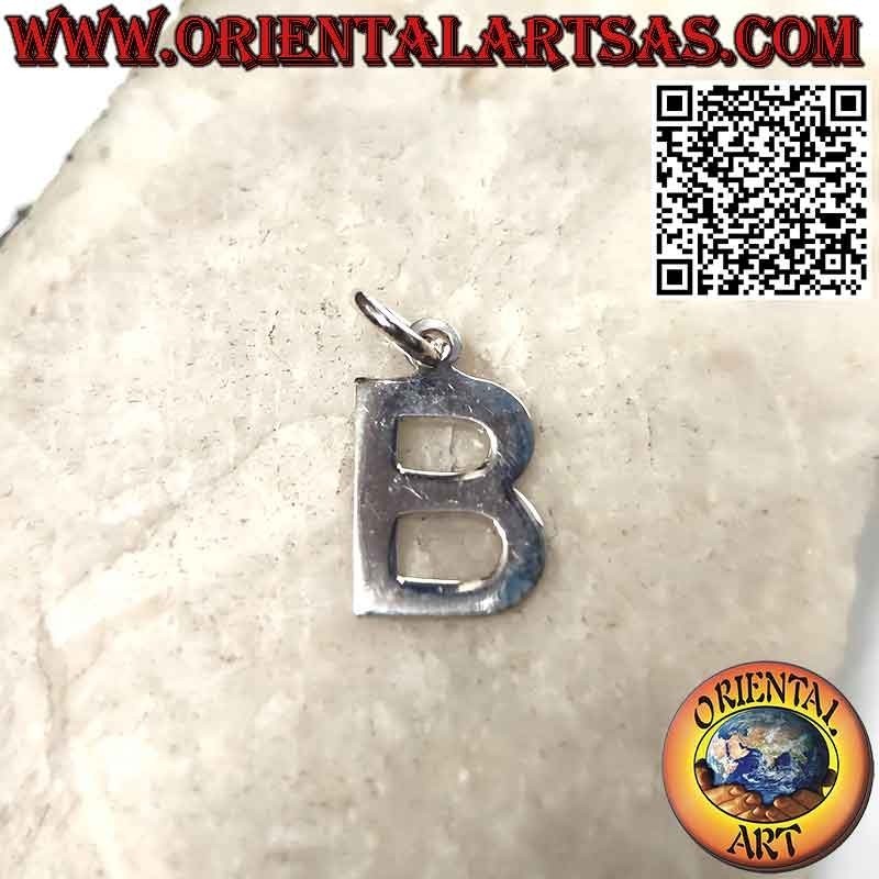 Pendentif en argent, lettre / initiale en majuscules (12x1)