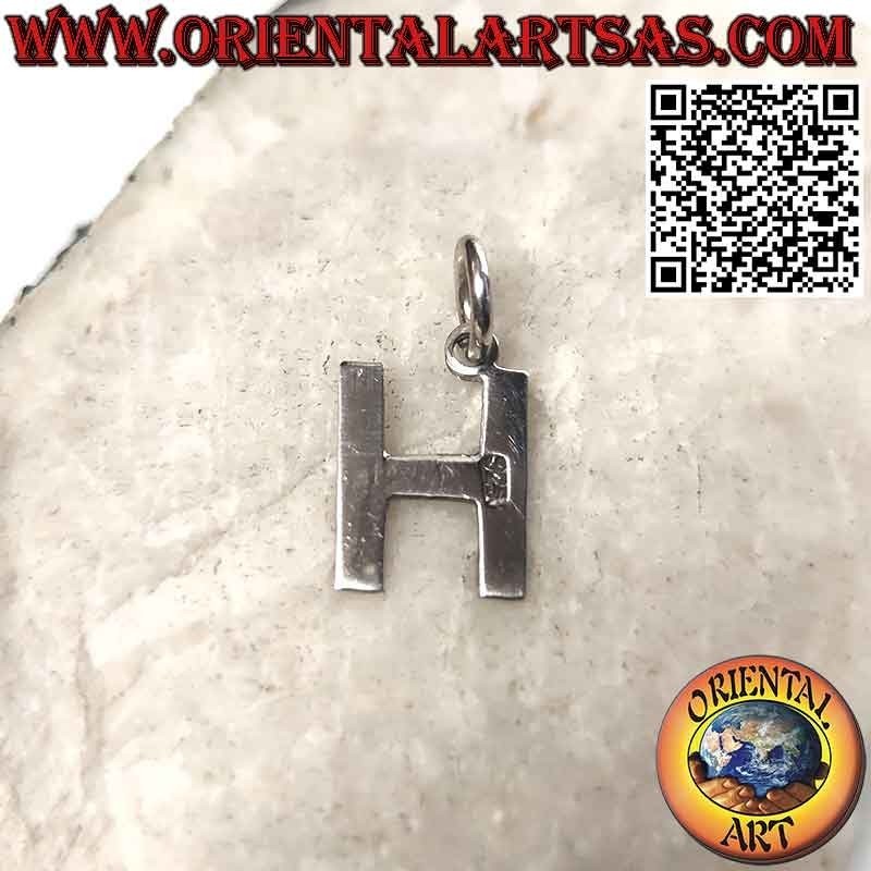 Silver pendant, letter / initial in capital letters (12x1)