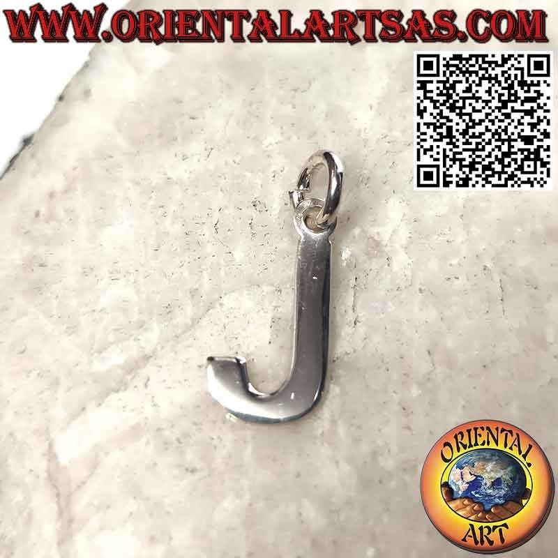 Pendentif en argent, lettre / initiale en majuscules (12x1)
