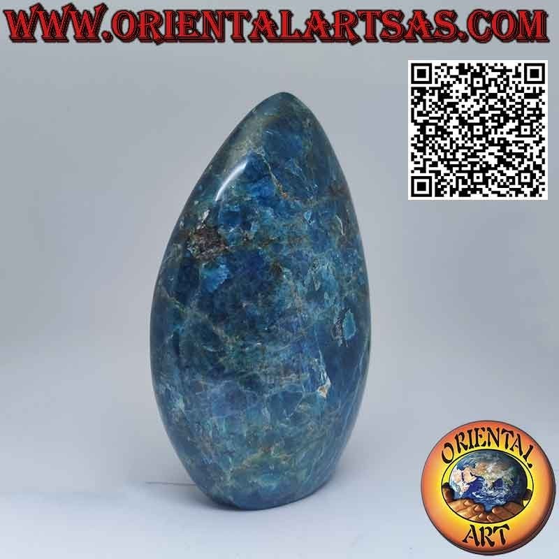 Monolito de apatita en forma de punta de lanza, 13 cm, 770 g.