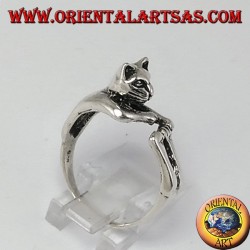 Silver ring the cat