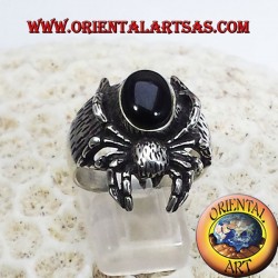 Anello Ragno con onice in argento Tarantola
