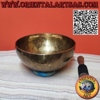 Tibetan bell 32 cm Ø, hz 98, weight 2830g complete with clapper