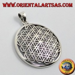 Silver Pendant, Flower of Life