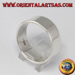 Silberring, Flachband 8 mm.