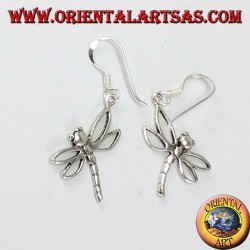 Pendiente de plata colgante de libélula